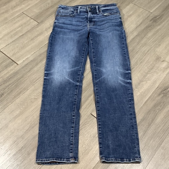 American Eagle Slim Straight Airflex+ Medium Wash Jeans size 30x32 - Picture 5 of 10